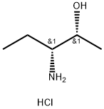 (2R,3R)-3-AMINOPENTAN-2-OL HCl 化学構造式