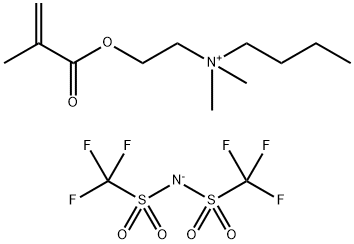 1616483-28-3 N-[2-(甲基丙烯酰氧基)乙基]-N,N-二甲基丁-1-铵双(三氟甲磺酰)亚胺