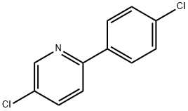 Pyridine, 5-chloro-2-(4-chlorophenyl)- Struktur