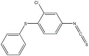 (2-chloro-4-isothiocyanatophenyl)(phenyl)sulfane Structure