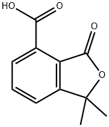 1,1-dimethyl-3-oxo-1,3-dihydro-2-benzofuran-4-carboxylic acid Structure