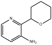 3-AMINO-2-(2-TETRAHYDROPYRANYL)PYRIDINE 化学構造式