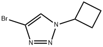 4-Bromo-1-cyclobutyl-1H-1,2,3-triazole Struktur