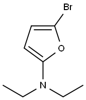 2-Bromo-5-(diethylamino)furan Structure