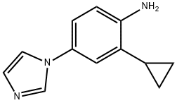 2-Cyclopropyl-4-(1H-imidazol-1-yl)aniline|