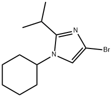 4-Bromo-1-cyclohexyl-2-(iso-propyl)imidazole Structure