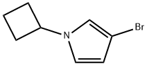 3-Bromo-1-(cyclobutyl)-1H-pyrrole Structure