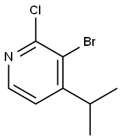 3-Bromo-4-(iso-propyl)-2-chloropyridine, 1622842-64-1, 结构式