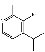 2-Fluoro-3-bromo-4-(iso-propyl)pyridine Structure