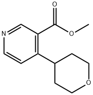 Methyl 4-(oxan-4-yl)pyridine-3-carboxylate 结构式