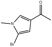 2-Bromo-1-methyl-4-acetyl-1H-Pyrrole,1622843-43-9,结构式