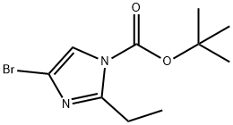 4-Bromo-1-Boc-2-ethyl-1H-imidazole Structure