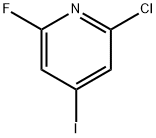 2-氟-4-碘-6-氯吡啶,1622843-82-6,结构式