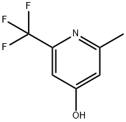 4-Hydroxy-2-(trifluoromethyl)-6-methylpyridine Structure