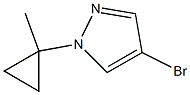 4-bromo-1-(1-methylcyclopropyl)-1H-pyrazole Struktur