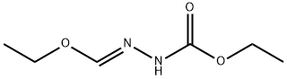 Hydrazinecarboxylic acid, 2-(ethoxymethylene)-, ethyl ester, (2E)- Struktur