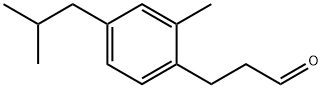 3-(4-isobutyl-2-methylphenyl)propanal Struktur