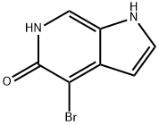 4-bromo-5-hydroxy-6-azaindole Struktur