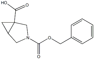 3-((benzyloxy)carbonyl)-3-azabicyclo[3.1.0]hexane-1-carboxylic acid 化学構造式