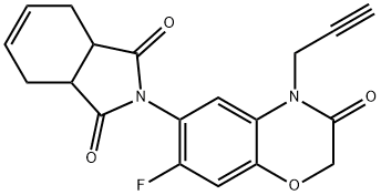 1639205-98-3 1H-Isoindole-1,3(2H)-dione, 2-[7-fluoro-3,4-dihydro-3-oxo-4-(2-propyn-1-yl)-2H-1,4-benzoxazin-6-yl]-3a,4,7,7a-tetrahydro-