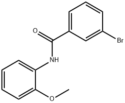 3-bromo-N-(2-methoxyphenyl)benzamide Structure