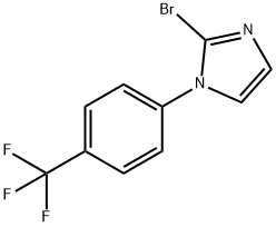 2-bromo-1-(4-(trifluoromethyl)phenyl)-1H-imidazole 化学構造式