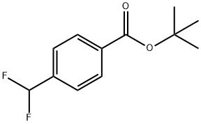 tert-Butyl 4-(difluoromethyl)benzoate Struktur