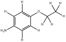 4-Amino-(ethoxybenzene-d9) Structure