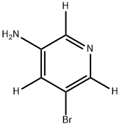 3-Amino-5-bromopyridine-2,4,6-d3 Struktur