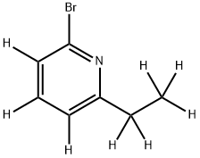 2-Bromo-6-ethylpyridine-d8 Structure