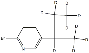 2-Bromo-5-(sec-butyl-d9)-pyridine Structure