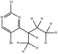 5-Bromo-2-chloro-4-(sec-butyl-d9)-pyrimidine|