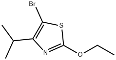 5-Bromo-4-(iso-propyl)-2-ethoxythiazole 结构式