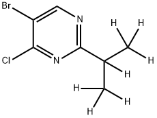 5-Bromo-4-chloro-2-(iso-propyl-d7)-pyrimidine Structure