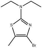 4-Bromo-5-methyl-2-(diethylamino)thiazole 结构式