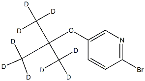 2-Bromo-5-(tert-butoxy-d9)-pyridine Structure