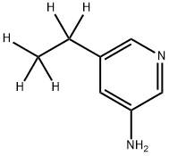 3-Amino-5-(ethyl-d5)-pyridine,1643542-37-3,结构式
