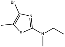 4-Bromo-5-methyl-2-(methylethylamino)thiazole 化学構造式