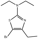 5-Bromo-4-ethyl-2-(diethylamino)thiazole 结构式