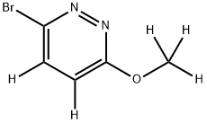 3-Bromo-6-methoxypyridazine-d5 Structure