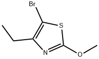 5-Bromo-4-ethyl-2-methoxythiazole Struktur