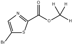 5-Bromo-2-(methoxy-d3-carbonyl)thiazole Struktur