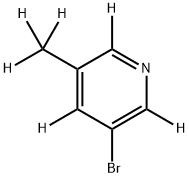 3-Bromo-5-methylpyridine-d6 Structure