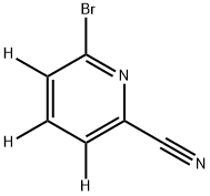 2-Bromo-6-cyanopyridine-d3 Struktur