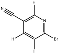 2-Bromo-5-cyanopyridine-d3 Structure
