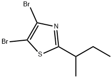 4,5-Dibromo-2-(sec-butyl)thiazole Structure