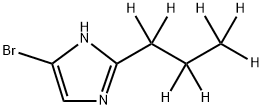 4-Bromo-2-(n-propyl-d7)-imidazole Struktur