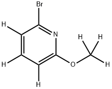 2-Bromo-6-methoxypyridine-d6 化学構造式