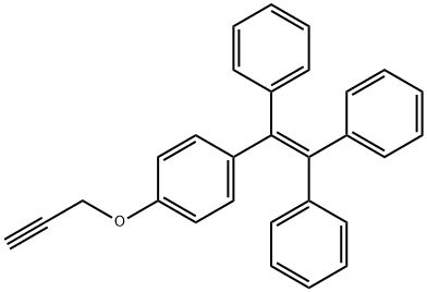 [1-(4-丙炔氧基苯基)-1,2,2-三苯基]乙烯,1644078-88-5,结构式