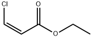 2-Propenoic acid, 3-chloro-, ethyl ester, (2Z)- Struktur